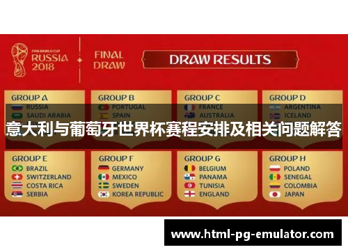 意大利与葡萄牙世界杯赛程安排及相关问题解答